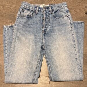 Aritzia denim forum high rise size 24